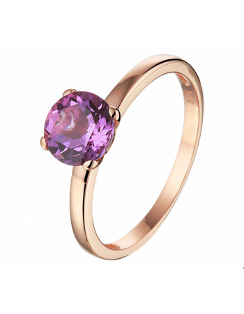 Rosé gouden Ring Amethyst - 13727