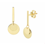 14 krt gouden oorhangers rondjes - 15345 14 krt gouden oorhangers rondjes - 15345
