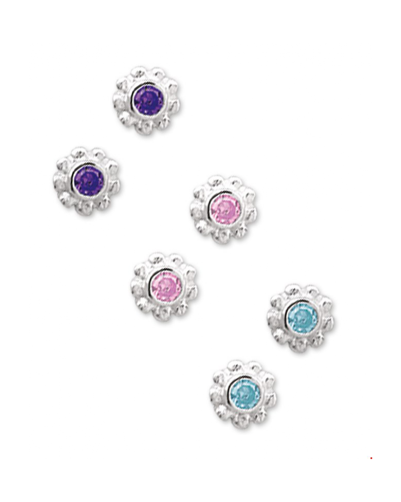 Oorknoppen zirkonia assortiment - 13572 Oorknoppen zirkonia assortiment - 13572