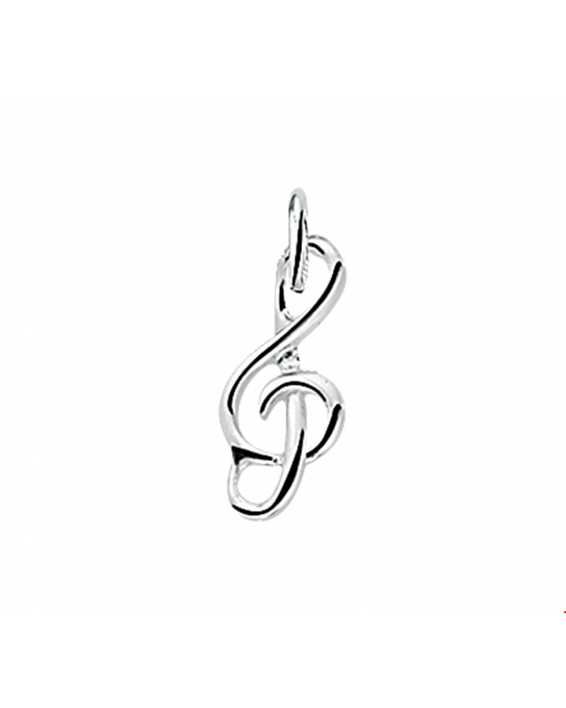 Zilveren Hanger muzieksleutel - 10725 Zilveren Hanger muzieksleutel - 10725