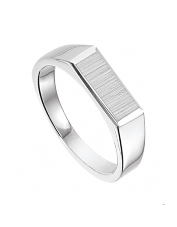 Ring poli/mat gediamanteerd - 13304