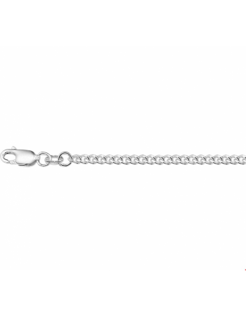 Zilveren collier gourmette 2,6 mm - 16122 Zilveren collier gourmette 2,6 mm - 16122