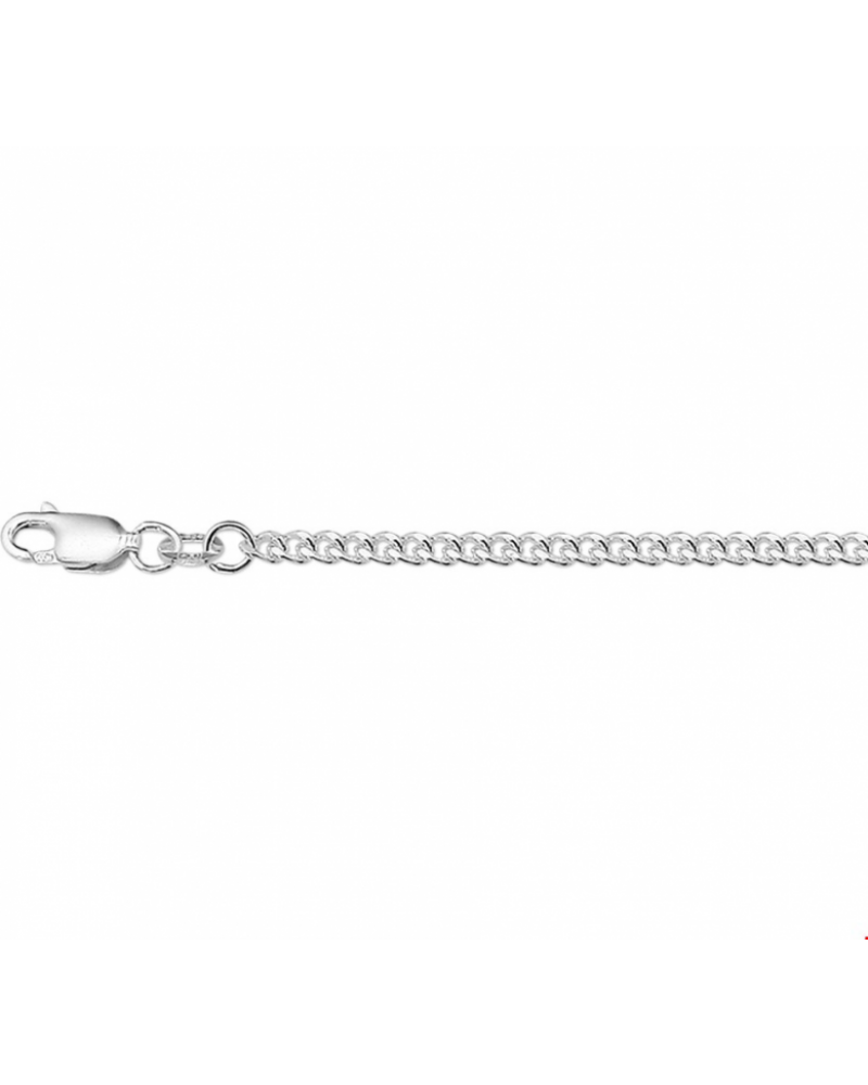 Zilveren collier gourmette 2,6 mm - 16122 Zilveren collier gourmette 2,6 mm - 16122