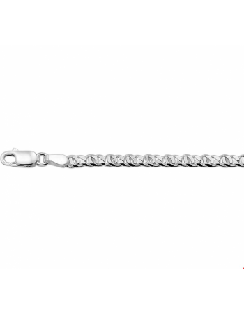 Armband valkenoog 3,3 mm 19 cm - 10643 Armband valkenoog 3,3 mm 19 cm - 10643