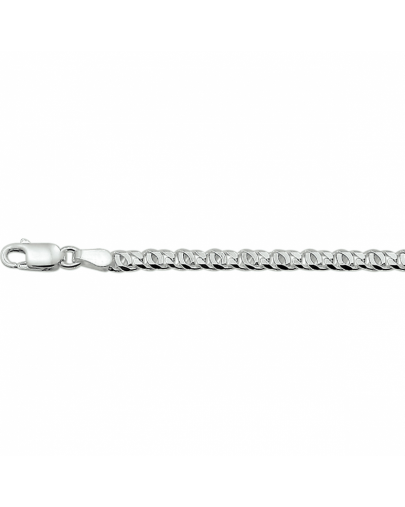 Armband valkenoog 3,3 mm 19 cm - 10643 Armband valkenoog 3,3 mm 19 cm - 10643