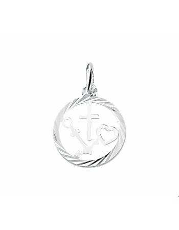 Hanger geloof, hoop en liefde gediamanteerd - 13432