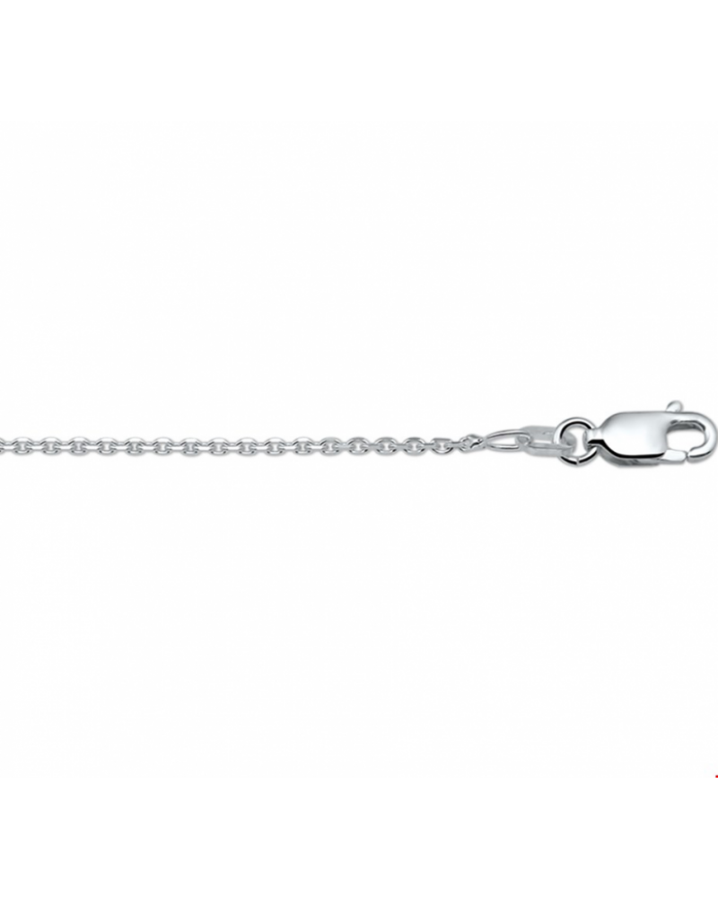 Collier anker gediamanteerd 1,3 mm 38 cm - 10539 Collier anker gediamanteerd 1,3 mm 38 cm - 10539