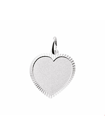 Graveerhartje gediamanteerd - 13443