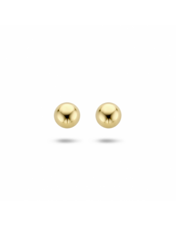 14k Geelgouden Oorknoppen bol 4mm - 14541 14k Geelgouden Oorknoppen bol 4mm - 14541