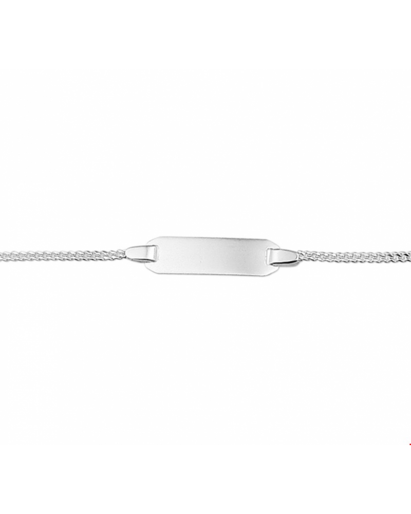 Graveerarmband gourmet plaat 5 mm 13 -15 cm - 10578 Graveerarmband gourmet plaat 5 mm 13 -15 cm - 10578