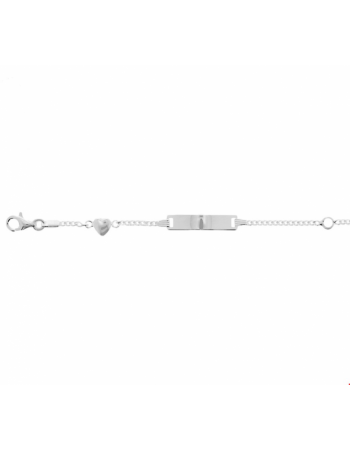 graveerarmband hart plaat 4,2 mm - 15744 graveerarmband hart plaat 4,2 mm - 15744