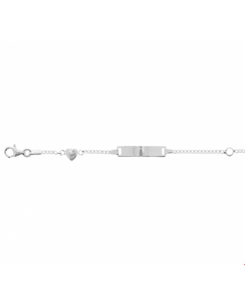 graveerarmband hart plaat 4,2 mm - 15744 graveerarmband hart plaat 4,2 mm - 15744