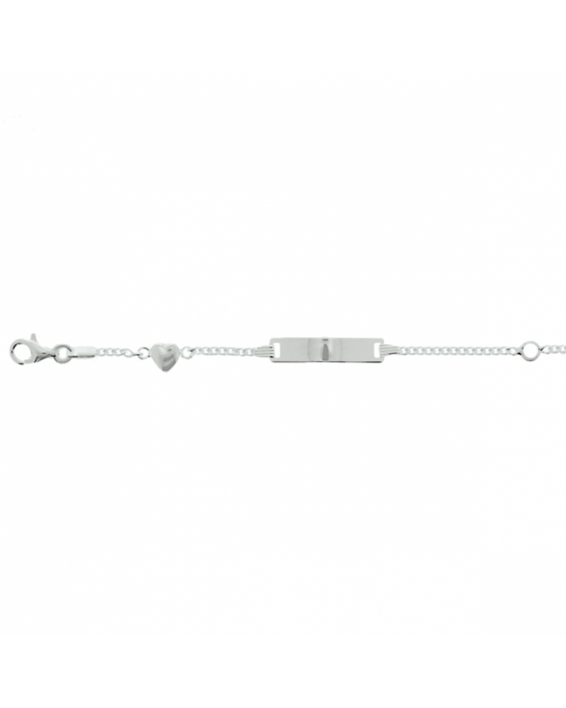 graveerarmband hart plaat 4,2 mm - 15744 graveerarmband hart plaat 4,2 mm - 15744