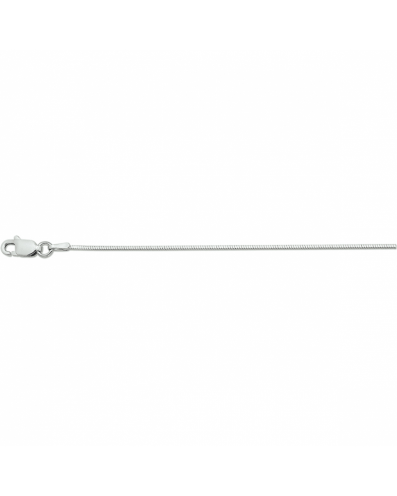 Zilveren collier slang achtzijdig 1,0 mm - 16386 Zilveren collier slang achtzijdig 1,0 mm - 16386