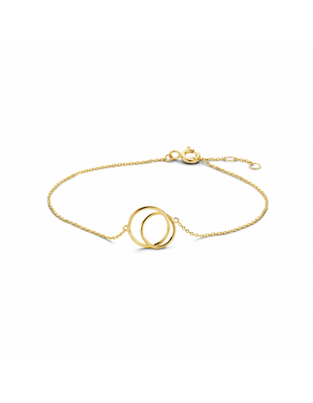 Armband rondjes 0,8 mm 16,5 - 18,5 cm - 10376 Armband rondjes 0,8 mm 16,5 - 18,5 cm - 10376