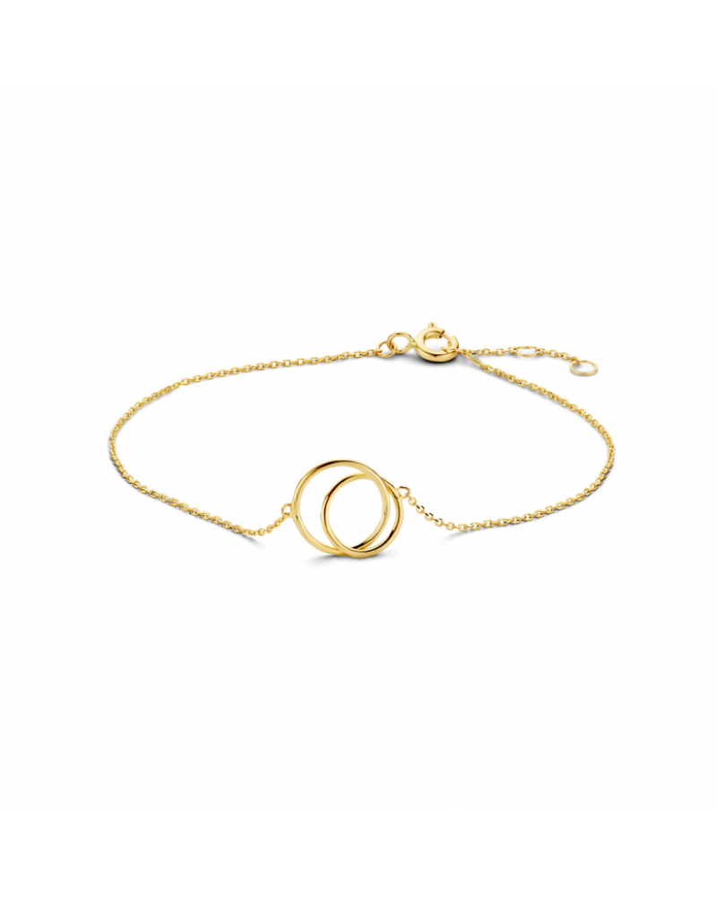 Armband rondjes 0,8 mm 16,5 - 18,5 cm - 10376 Armband rondjes 0,8 mm 16,5 - 18,5 cm - 10376