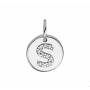 Hanger letter S zirkonia - 14355