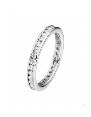 Ring zirkonia gerhodineerd - 10622