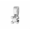 Witgouden Hanger diamant 0.10ct H SI - 15164