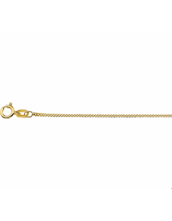 9K Collier gourmet 1,0 mm 50cm - 14521