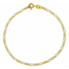 14 krt gouden figaro 1,8 mm collier - 16921