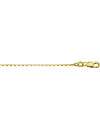 Collier anker gediamanteerd 1,3 mm 50 cm - 14972