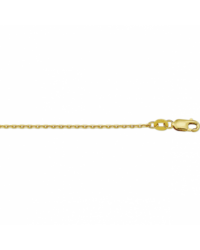 Collier anker gediamanteerd 1,3 mm 50 cm - 14972 Collier anker gediamanteerd 1,3 mm 50 cm - 14972