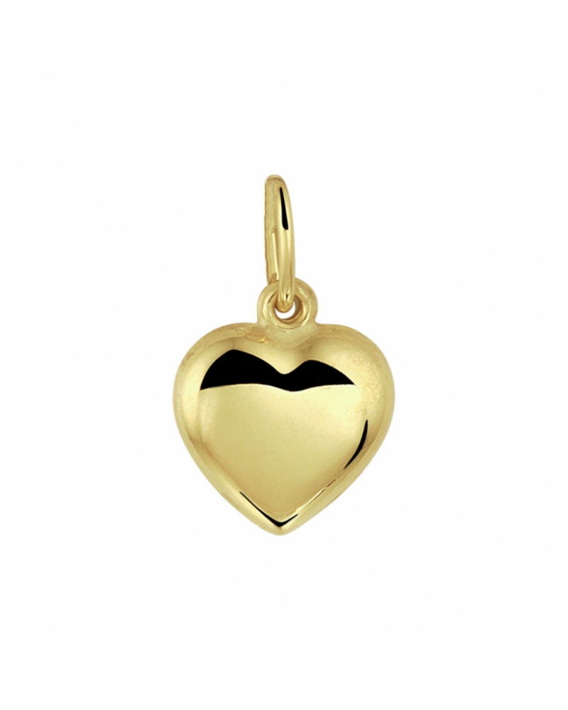 14 krt geelgouden hanger hart - 16117 14 krt geelgouden hanger hart - 16117