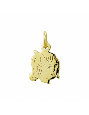14 krt gouden Hanger meisje - 15042 14 krt gouden Hanger meisje - 15042