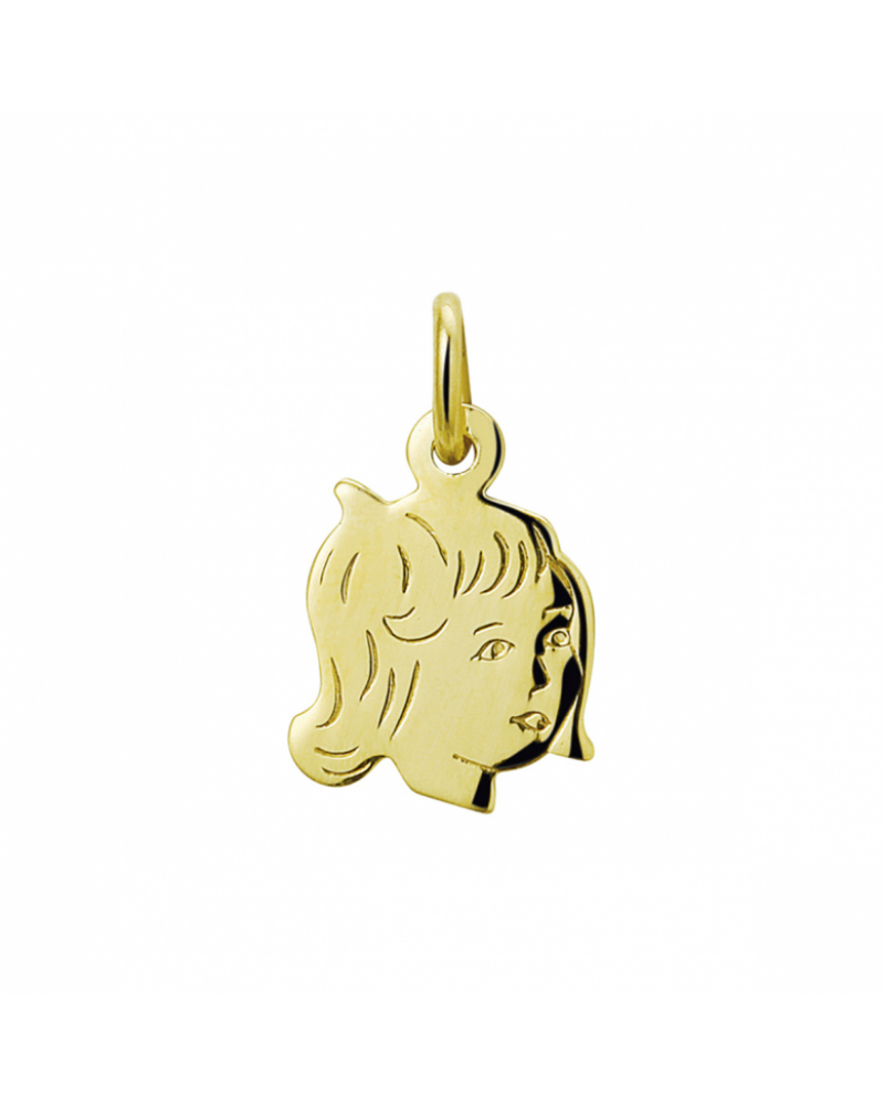 14 krt gouden Hanger meisje - 15042 14 krt gouden Hanger meisje - 15042