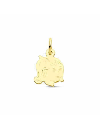 14 krt gouden Hanger meisje - 15042 14 krt gouden Hanger meisje - 15042