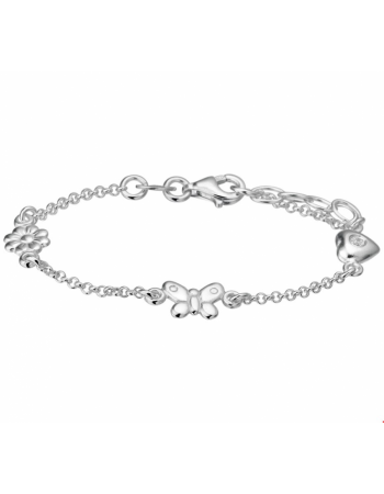 Armband diverse bedels 13 + 2 cm - 10570