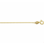 14krt collier anker gediamanteerd 1,1 mm 42cm - 16011