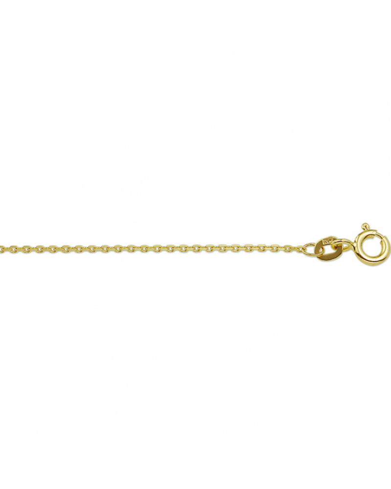 14krt collier anker gediamanteerd 1,1 mm 42cm - 16011 14krt collier anker gediamanteerd 1,1 mm 42cm - 16011