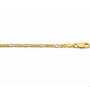 14 krt gouden figaro 2,7 mm collier - 16922