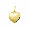 14 krt geelgouden medaillon hart - 17911