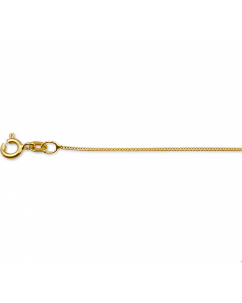14 krt geelgouden Collier gourmet 0,8 mm - 10311