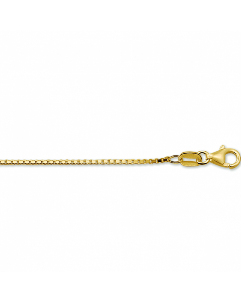 14 krt geelgouden Collier venetiaans 1,3 mm - 10358 14 krt geelgouden Collier venetiaans 1,3 mm - 10358