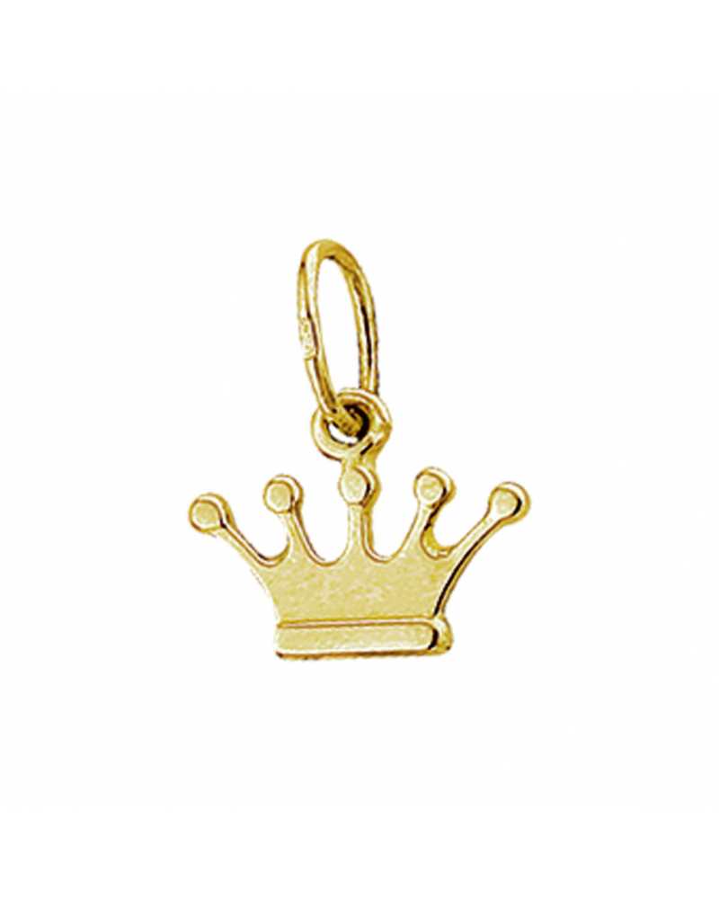 14 krt geelgouden hanger kroon - 16383 14 krt geelgouden hanger kroon - 16383