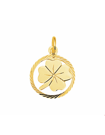 Hanger klavertje gediamanteerd - 14188