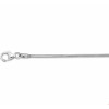 Witgouden Collier slang rond 1,4 mm - 12366
