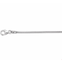 Witgouden Collier slang rond 1,4 mm - 12366