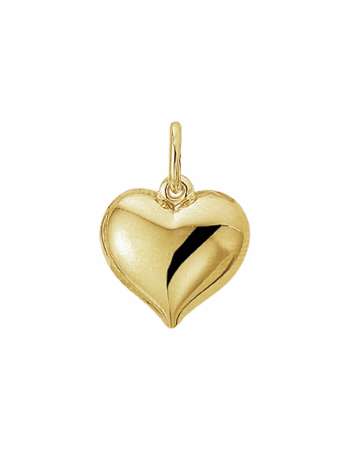 14 krt gouden hanger hart - 15599 14 krt gouden hanger hart - 15599