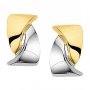 14 krt gouden Bicolor Oorknoppen - 13850 14 krt gouden Bicolor Oorknoppen - 13850