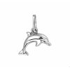 Zilver gerhodineerd Hanger dolfijn - 14969
