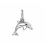 Zilver gerhodineerd Hanger dolfijn - 14969