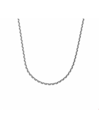 Collier anker gediamanteerd 1,3 mm 36 + 4 cm - 13546
