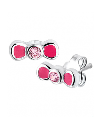 Oorknoppen strik en zirkonia - 13542