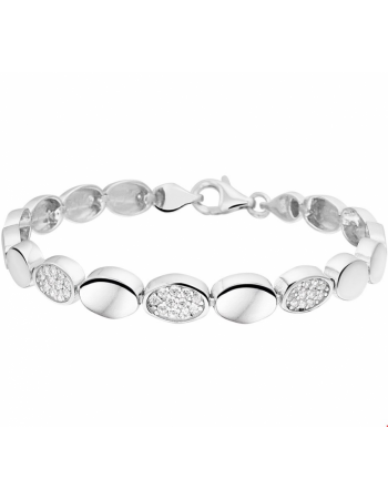 Armband zirkonia 6,8 mm 19 cm - 10804