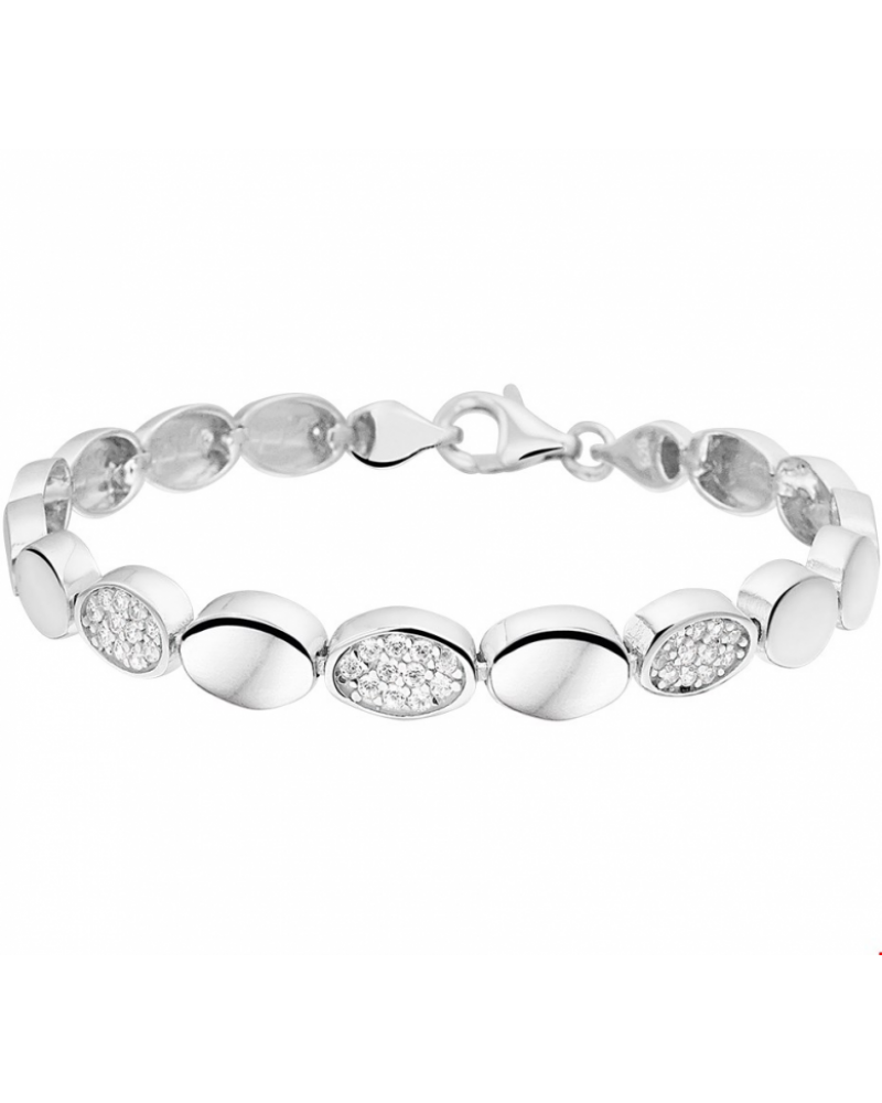 Armband zirkonia 6,8 mm 19 cm - 10804 Armband zirkonia 6,8 mm 19 cm - 10804